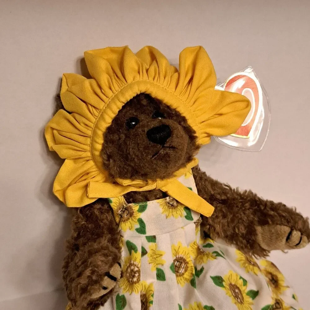 Vintage Ty Beanie Baby Susannah The Sunflower With Tag Bear 1993
